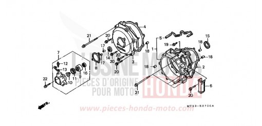 CLUTCH COVER ST1100P de 1993